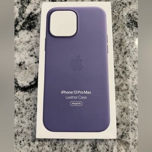 Apple Brand iPhone 13 Pro Max Leather Case with MagSafe- Wisteria